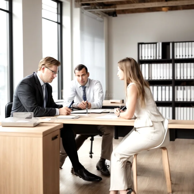 Berater im Gespräch